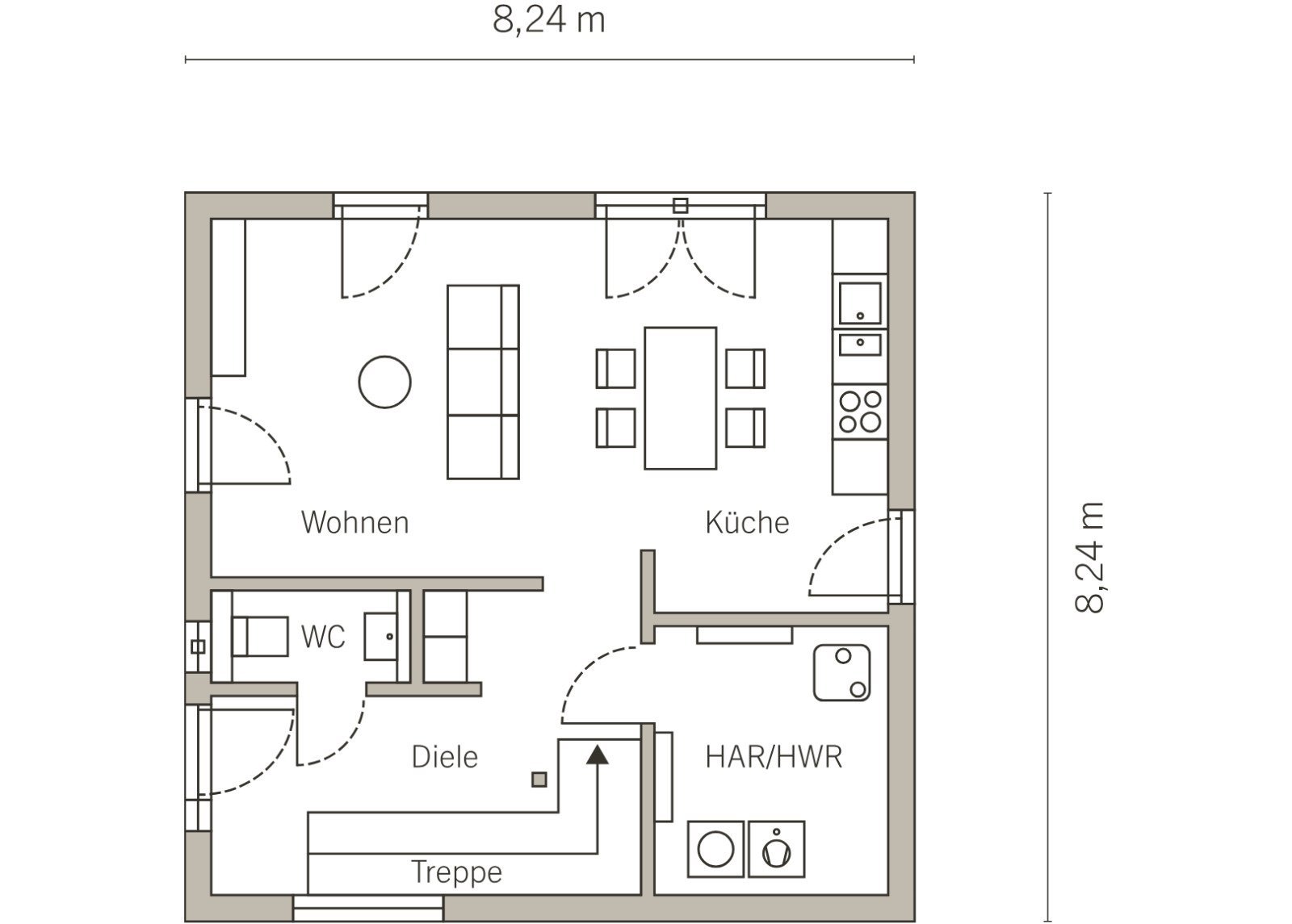 Grundriss Dachgeschoss Grundriss Dachgeschoss