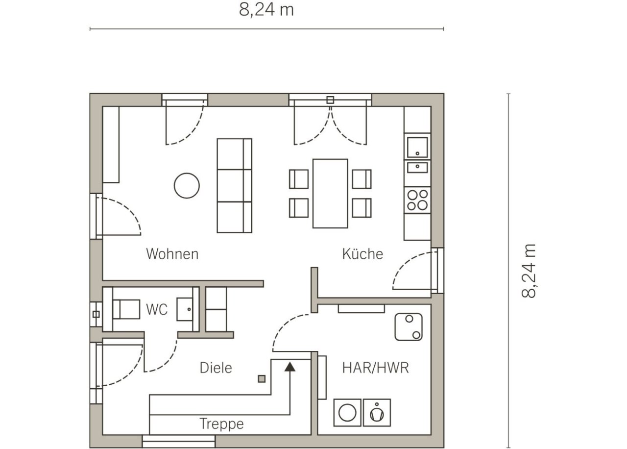 Grundriss Erdgeschoss Grundriss Erdgeschoss