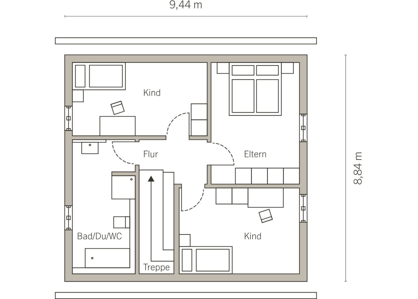 Grundriss Dachgeschoss Grundriss Dachgeschoss