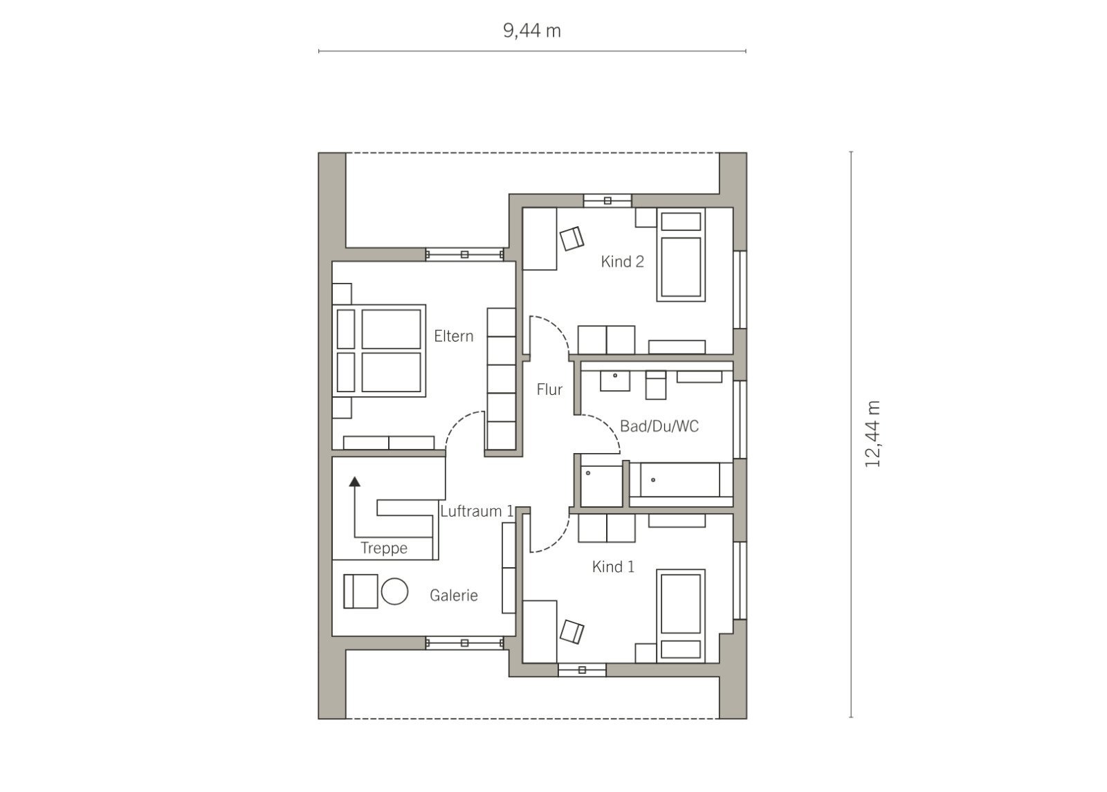 Grundriss Dachgeschoss