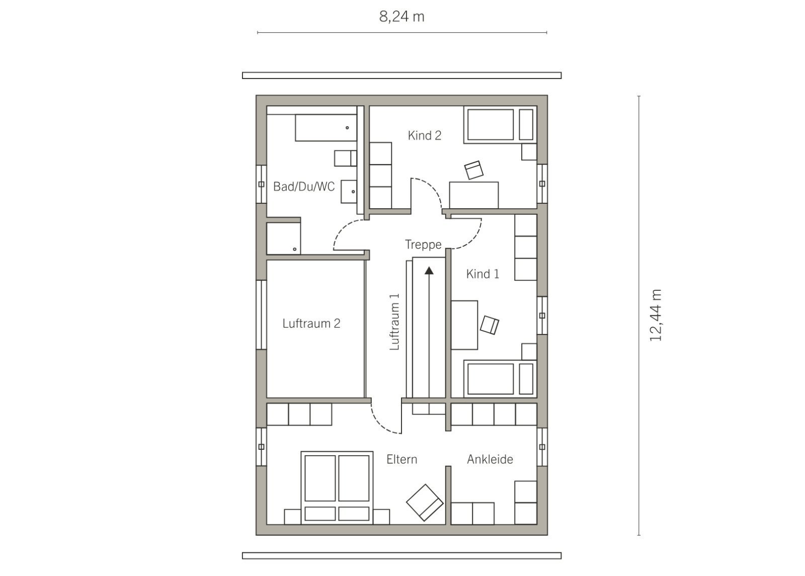 Grundriss Dachgeschoss Grundriss Dachgeschoss