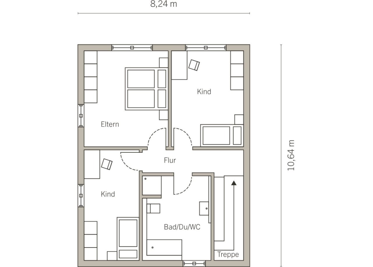 Grundriss Obergeschoss Grundriss Obergeschoss