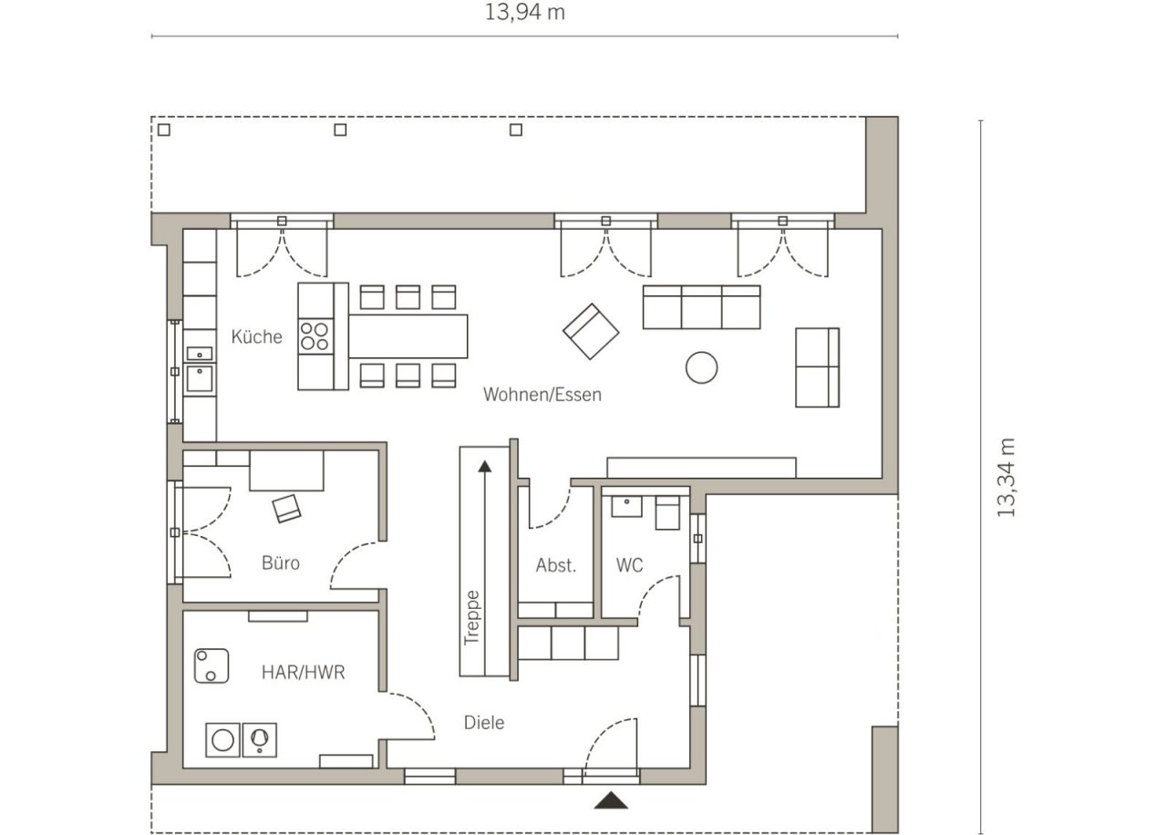 Grundriss Erdgeschoss Grundriss Erdgeschoss