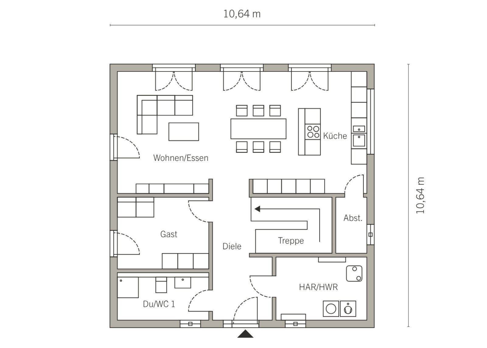 Grundriss Erdgeschoss Grundriss Erdgeschoss