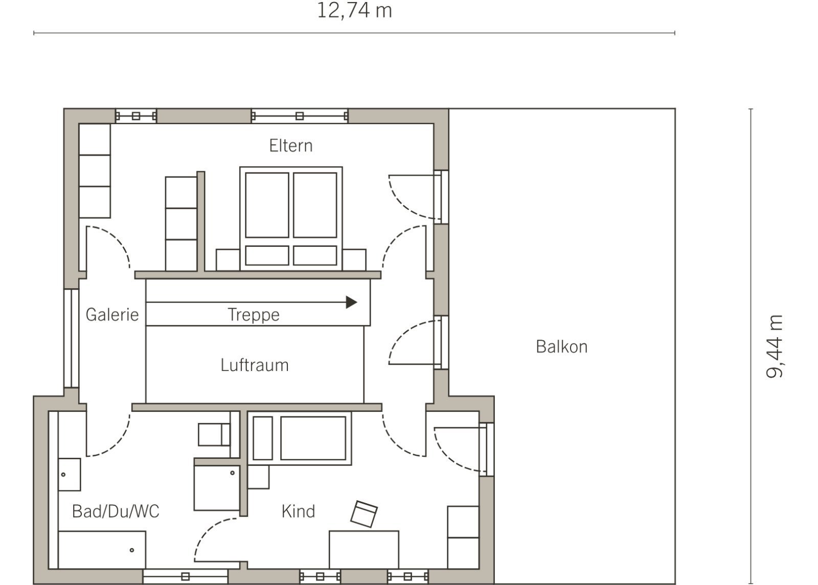 Grundriss Dachgeschoss Grundriss Dachgeschoss