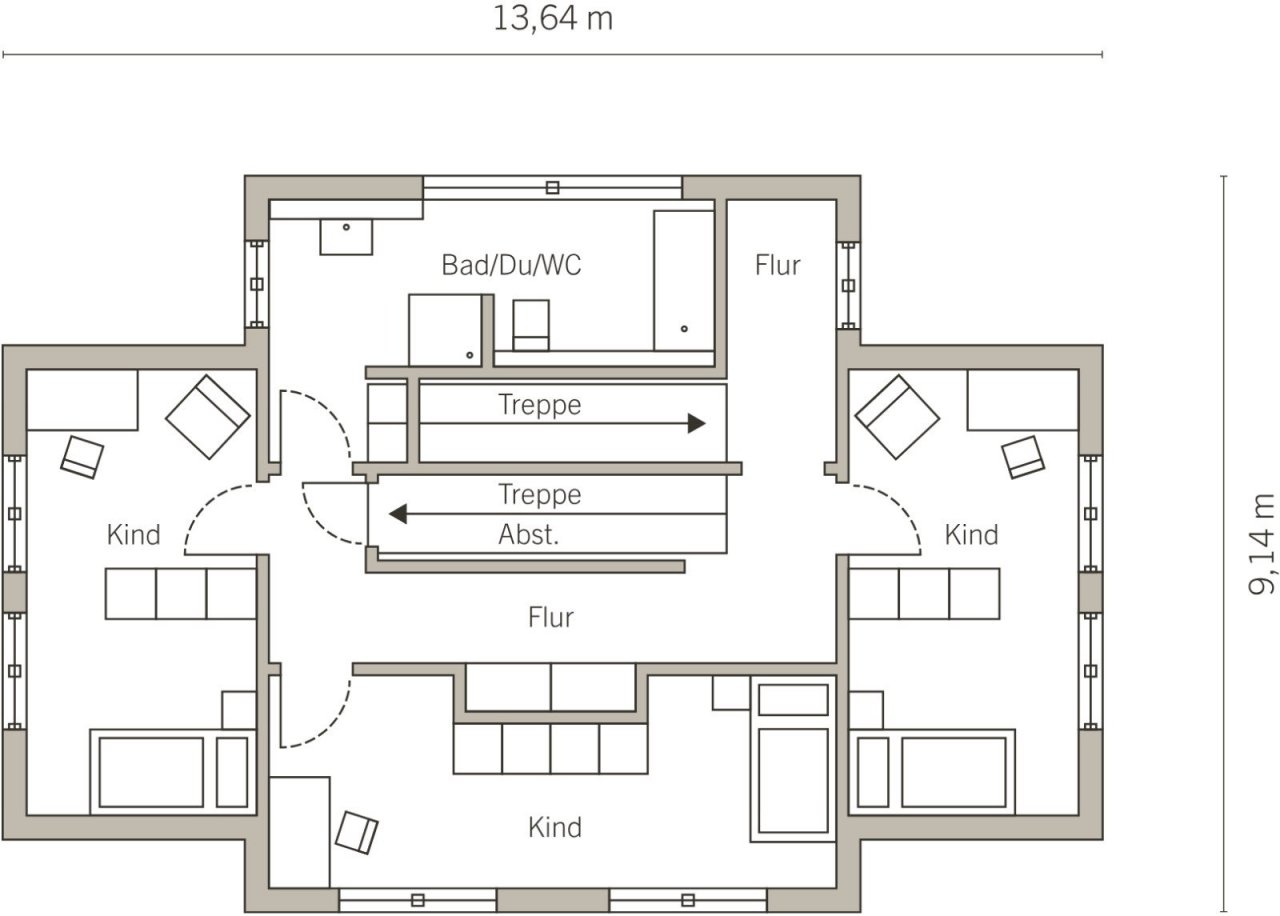 Grundriss Obergeschoss Grundriss Obergeschoss