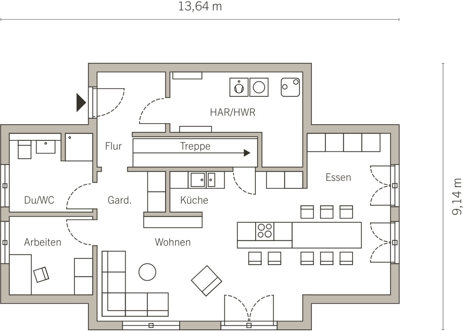 Grundriss Erdgeschoss Grundriss Erdgeschoss