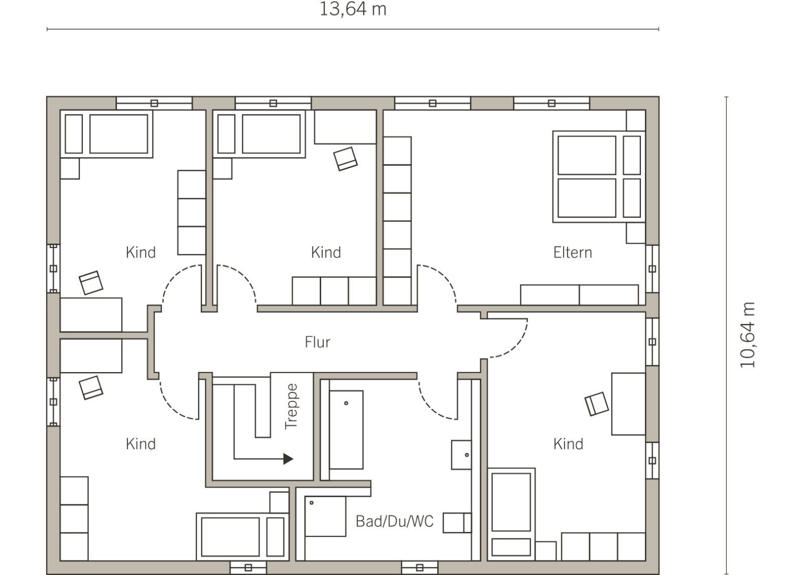 Grundriss Dachgeschoss