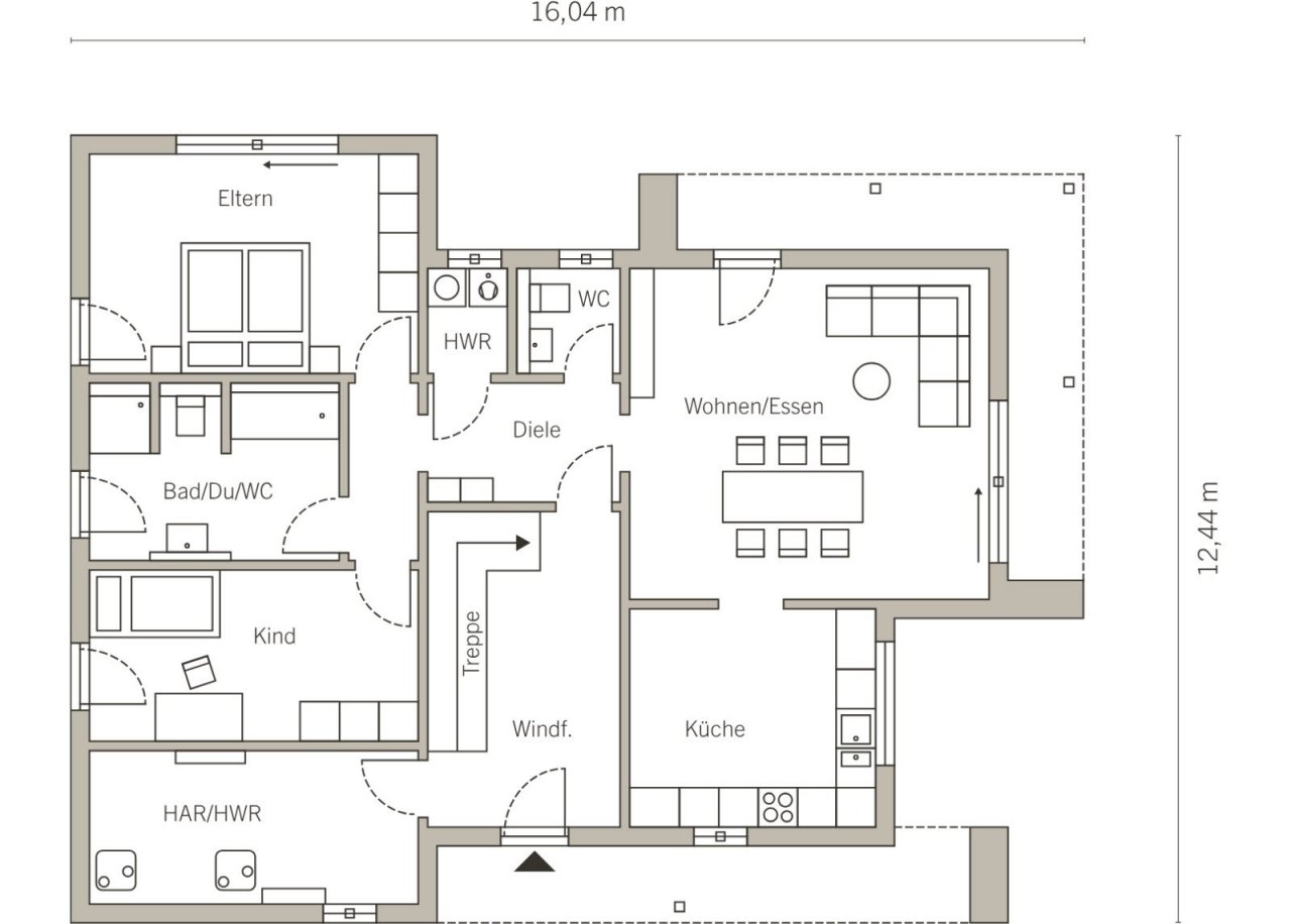 Grundriss Erdgeschoss Grundriss Erdgeschoss
