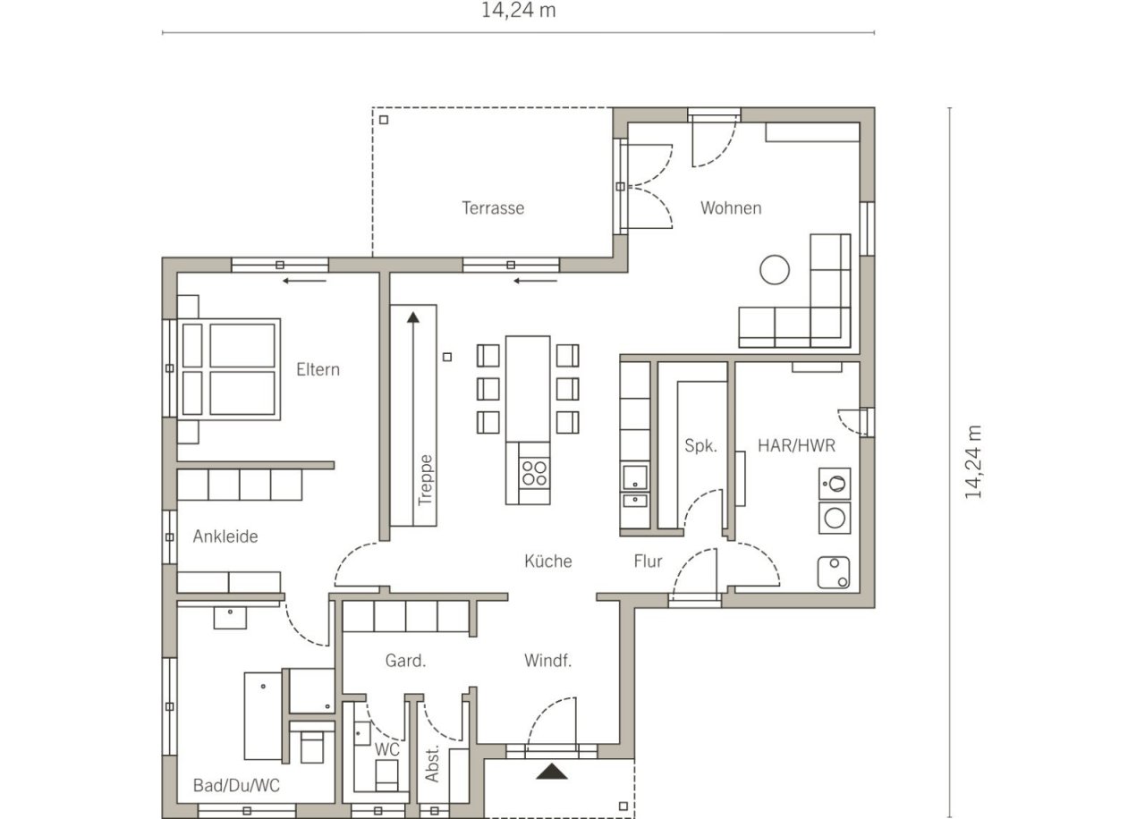 Grundriss Erdgeschoss Grundriss Erdgeschoss