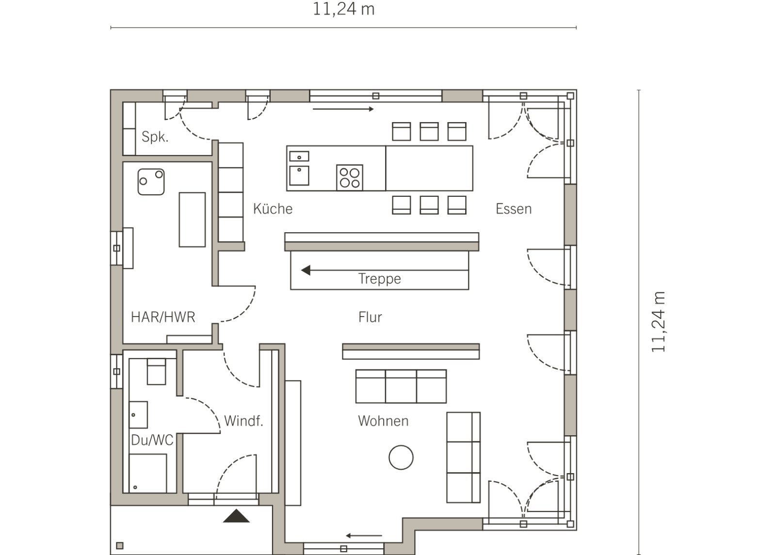 Grundriss Erdgeschoss Grundriss Erdgeschoss