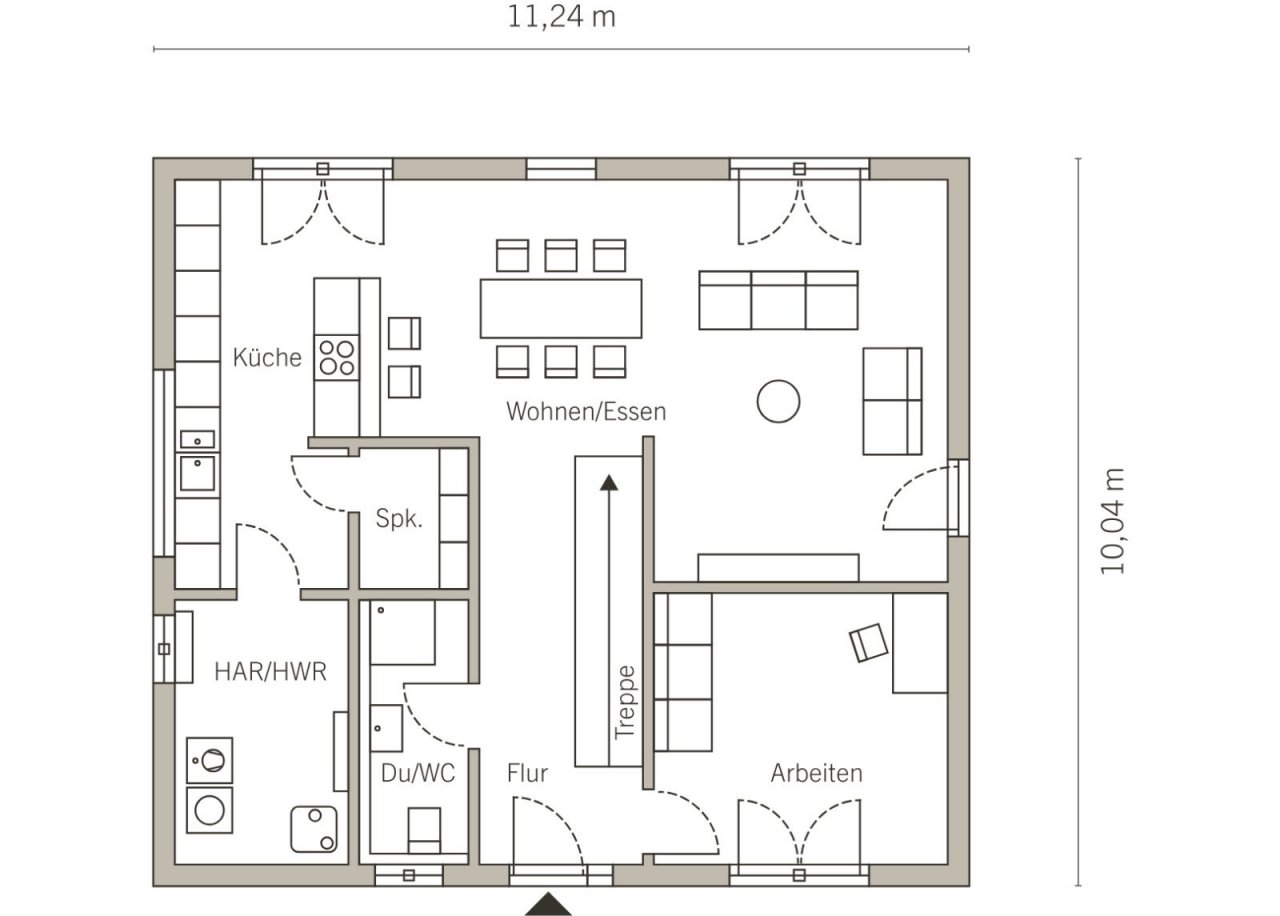 Grundriss Erdgeschoss Grundriss Erdgeschoss