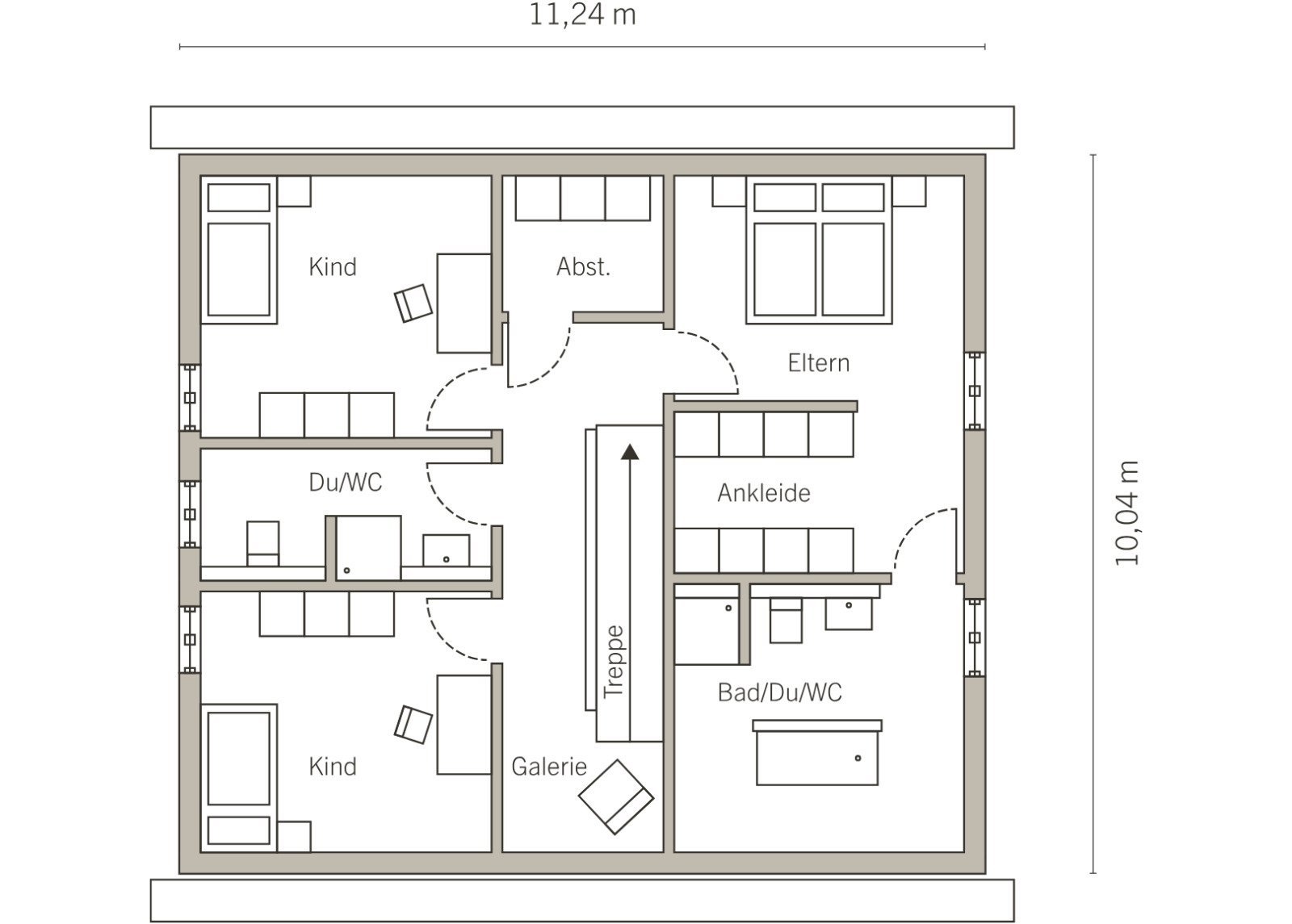 Grundriss Dachgeschoss