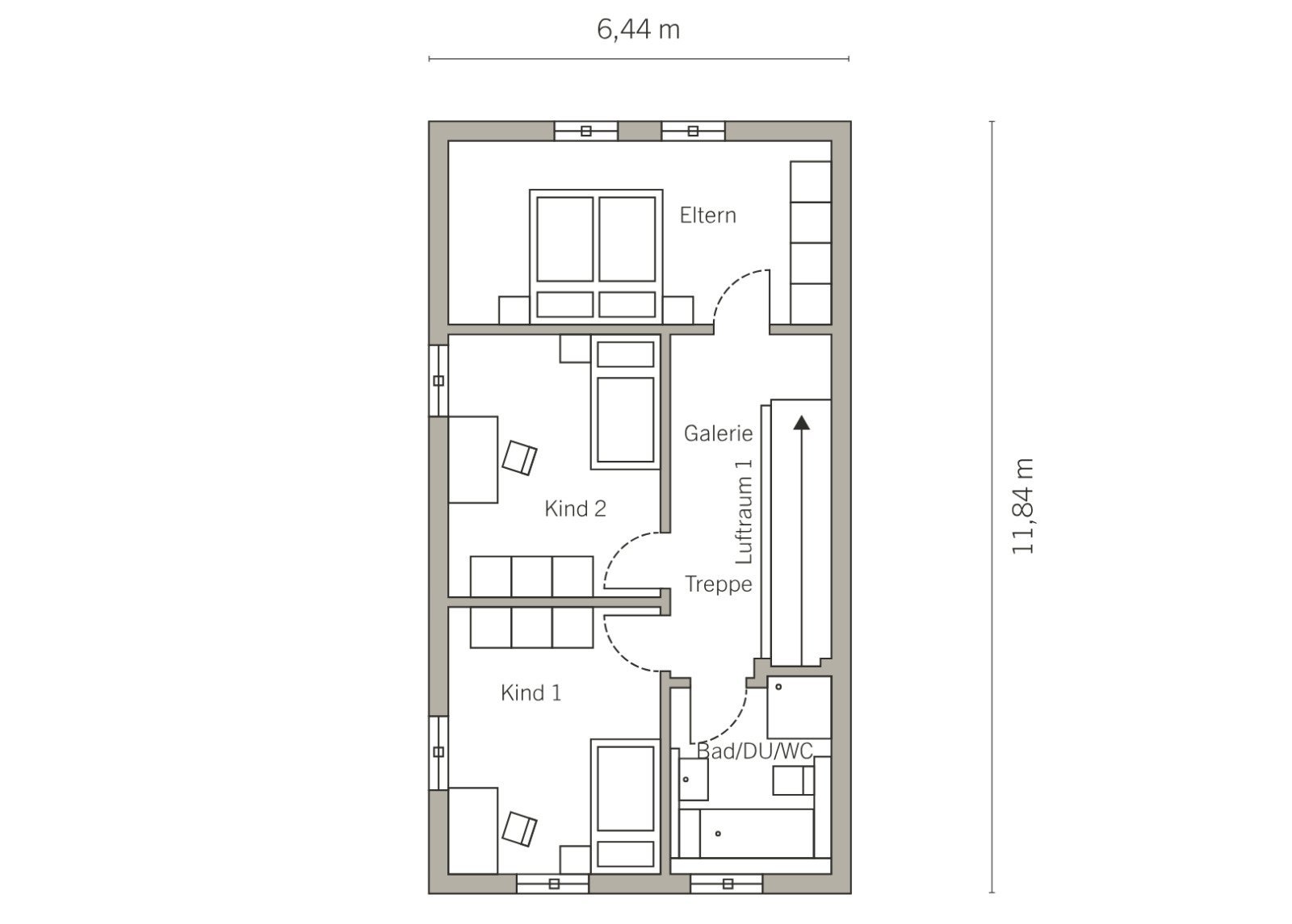 Grundriss Dachgeschoss Grundriss Dachgeschoss