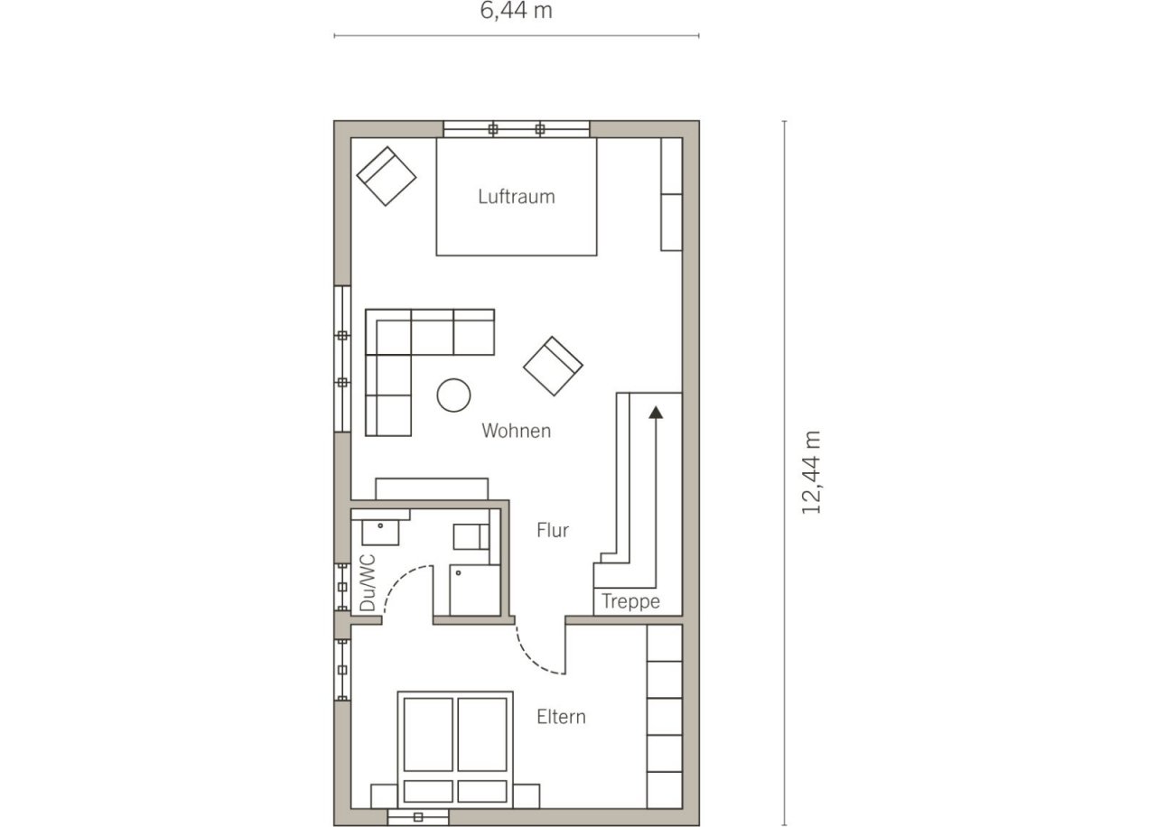 Grundriss Obergeschoss Grundriss Obergeschoss