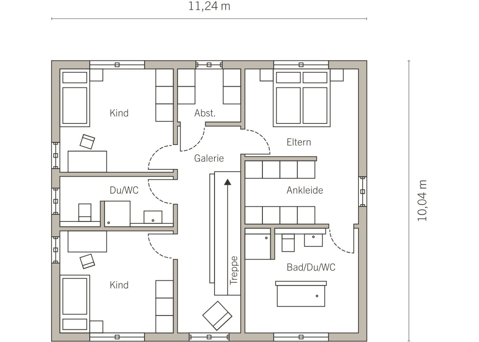Grundriss Dachgeschoss