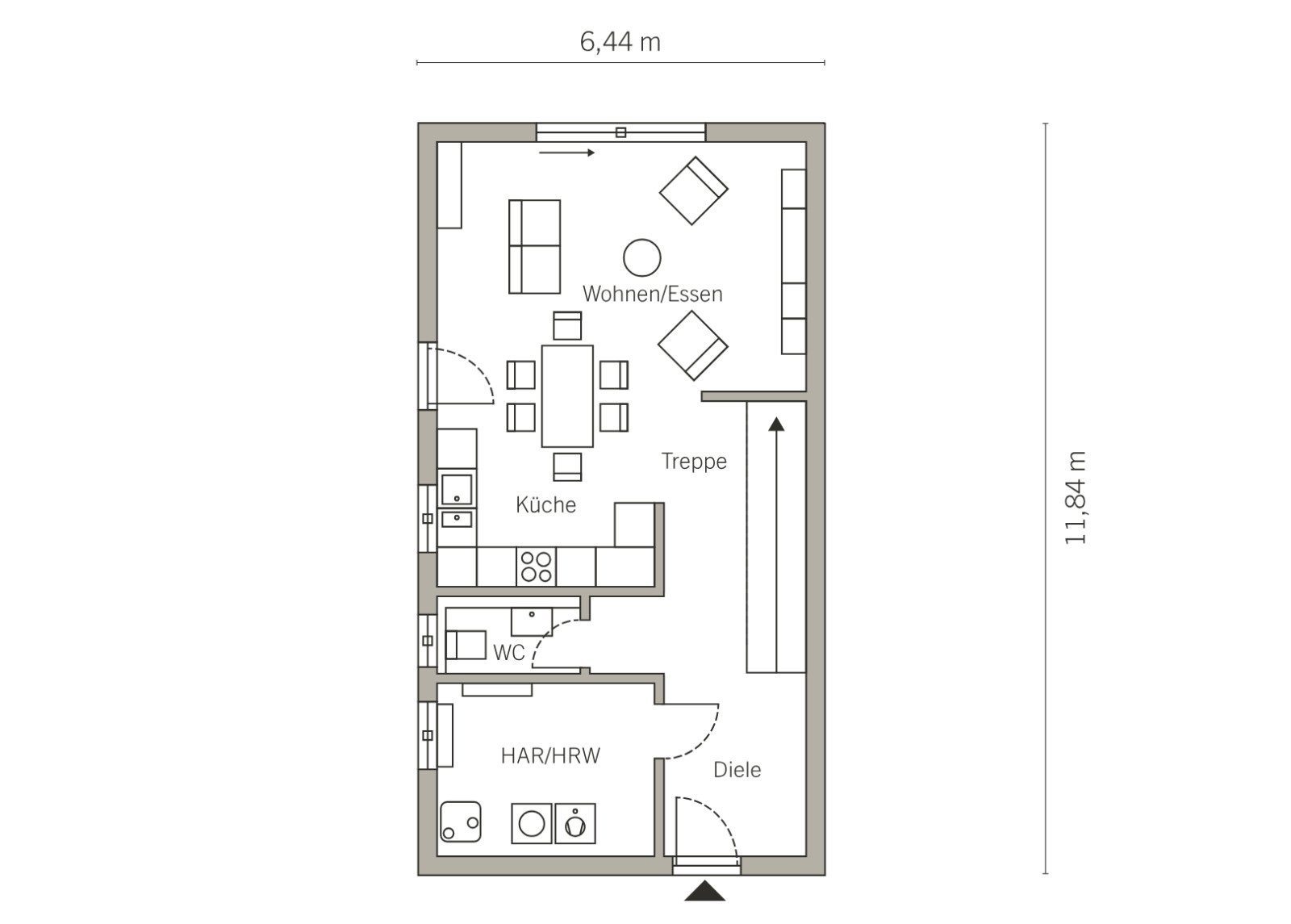 Grundriss Erdgeschoss Grundriss Erdgeschoss