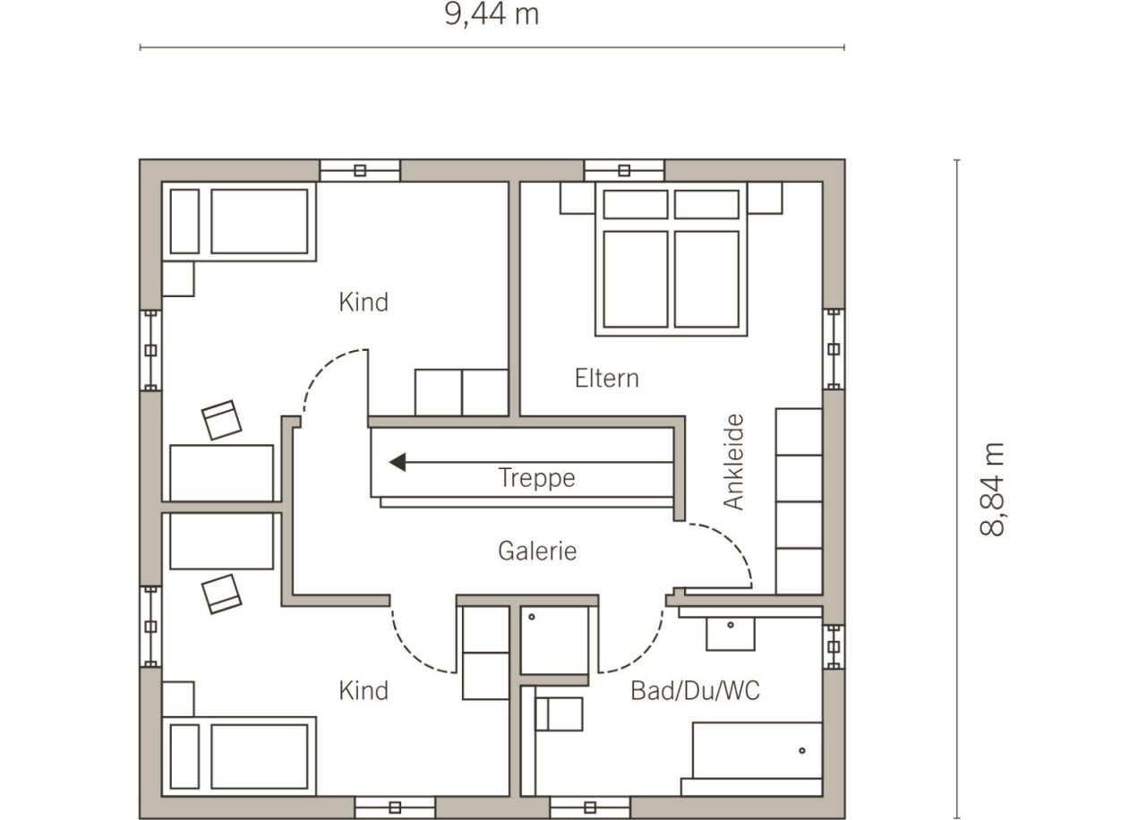 Grundriss Dachgeschoss Grundriss Dachgeschoss