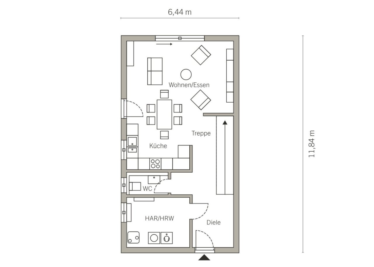 Grundriss Erdgeschoss Grundriss Erdgeschoss