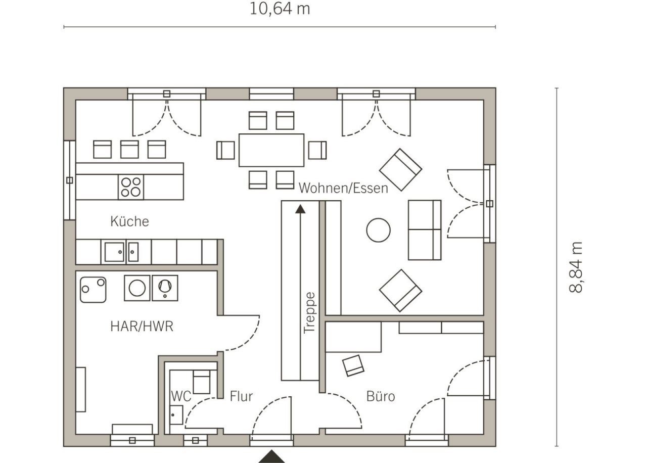 Grundriss Erdgeschoss Grundriss Erdgeschoss
