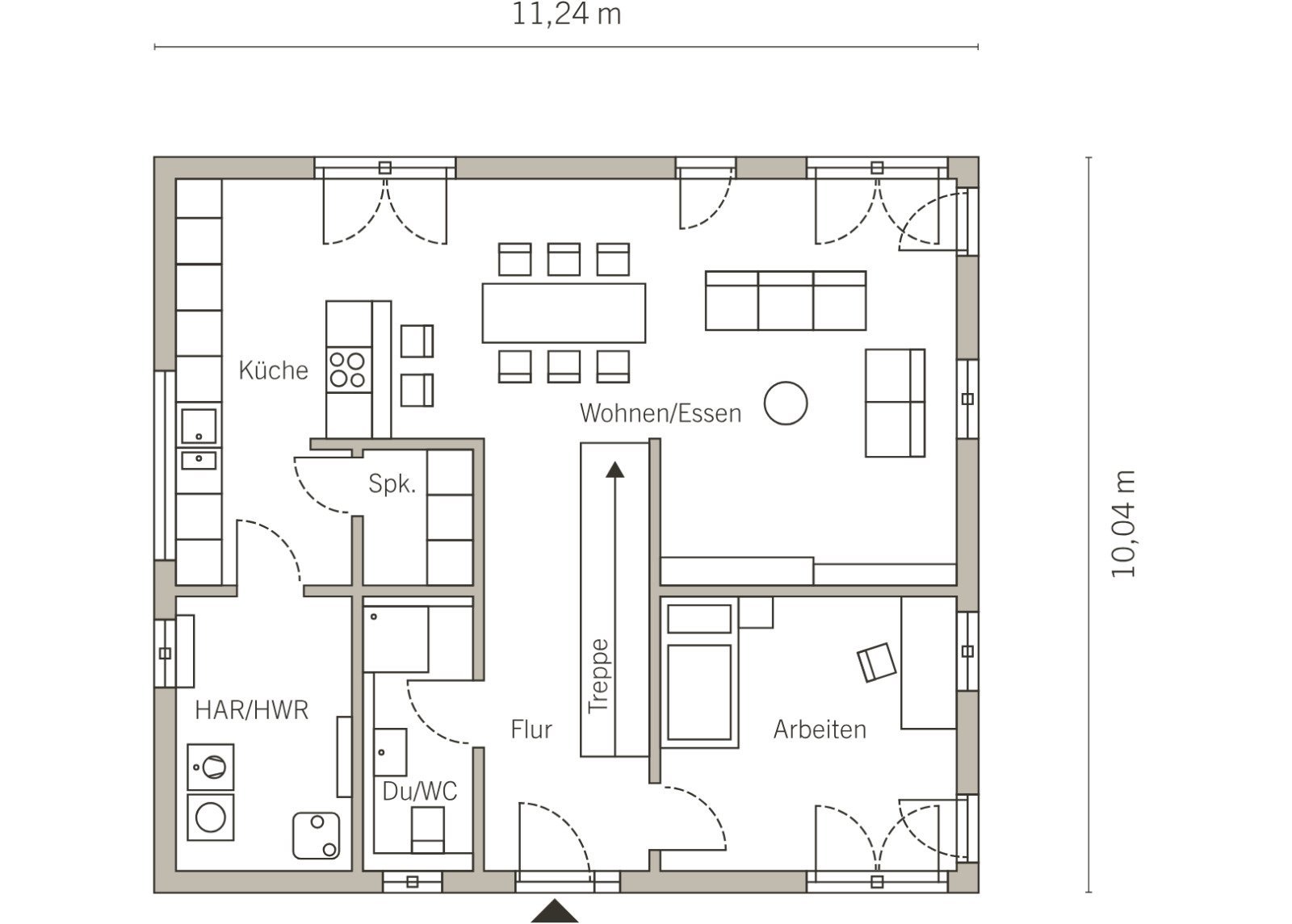 Grundriss Erdgeschoss Grundriss Erdgeschoss