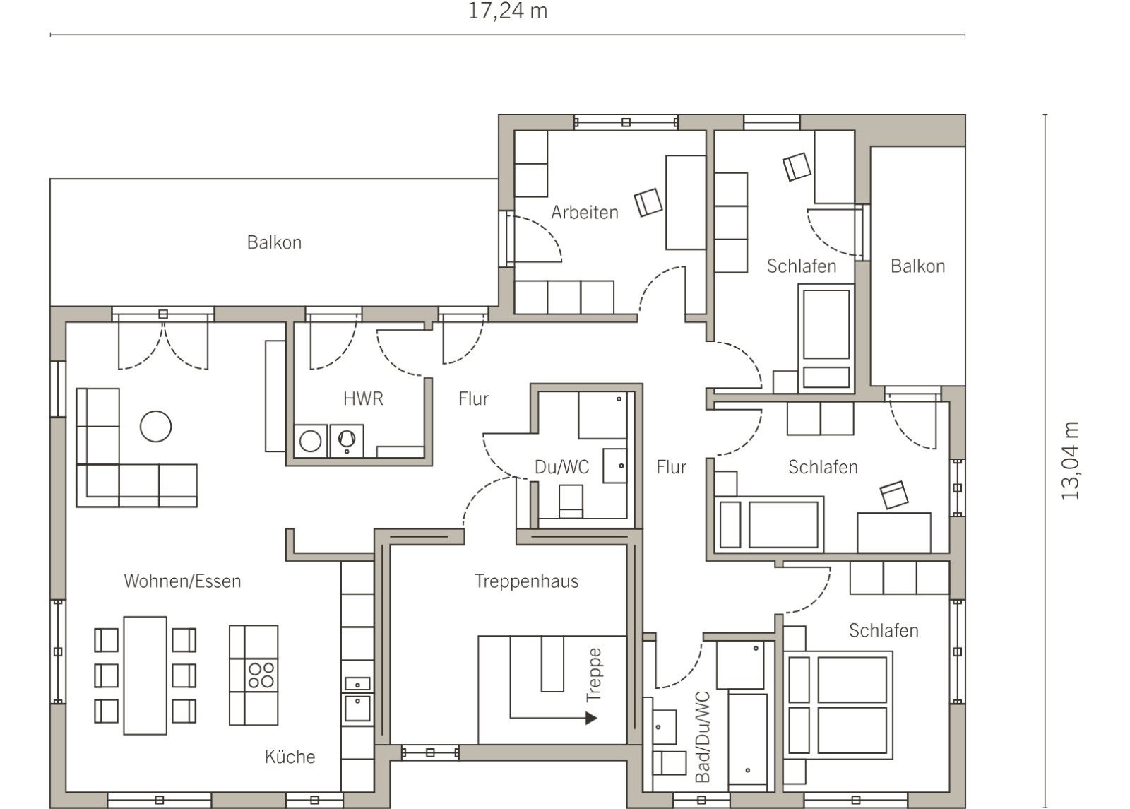 Grundriss Dachgeschoss