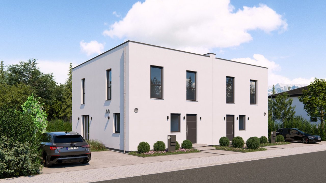 Ansicht Eingang Flachdach Ansicht Eingang Flachdach