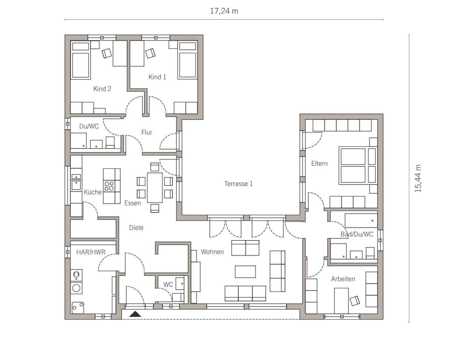 Grundriss Erdgeschoss Grundriss Erdgeschoss