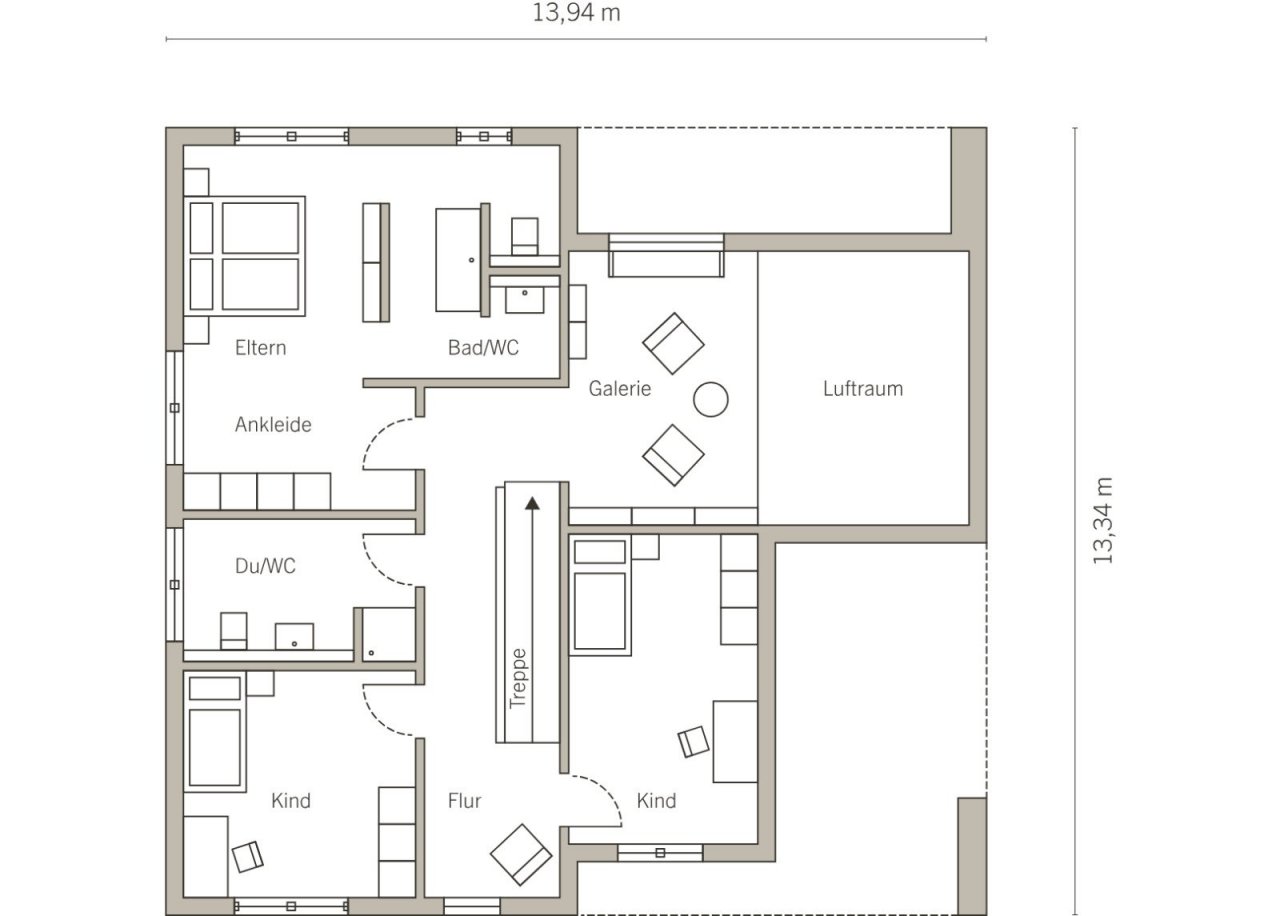 Grundriss Dachgeschoss Grundriss Dachgeschoss