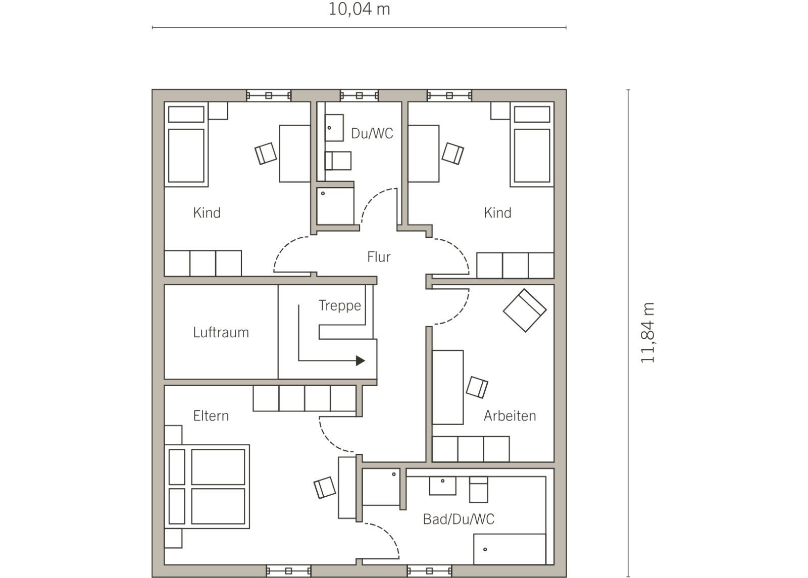 Grundriss Dachgeschoss Grundriss Dachgeschoss