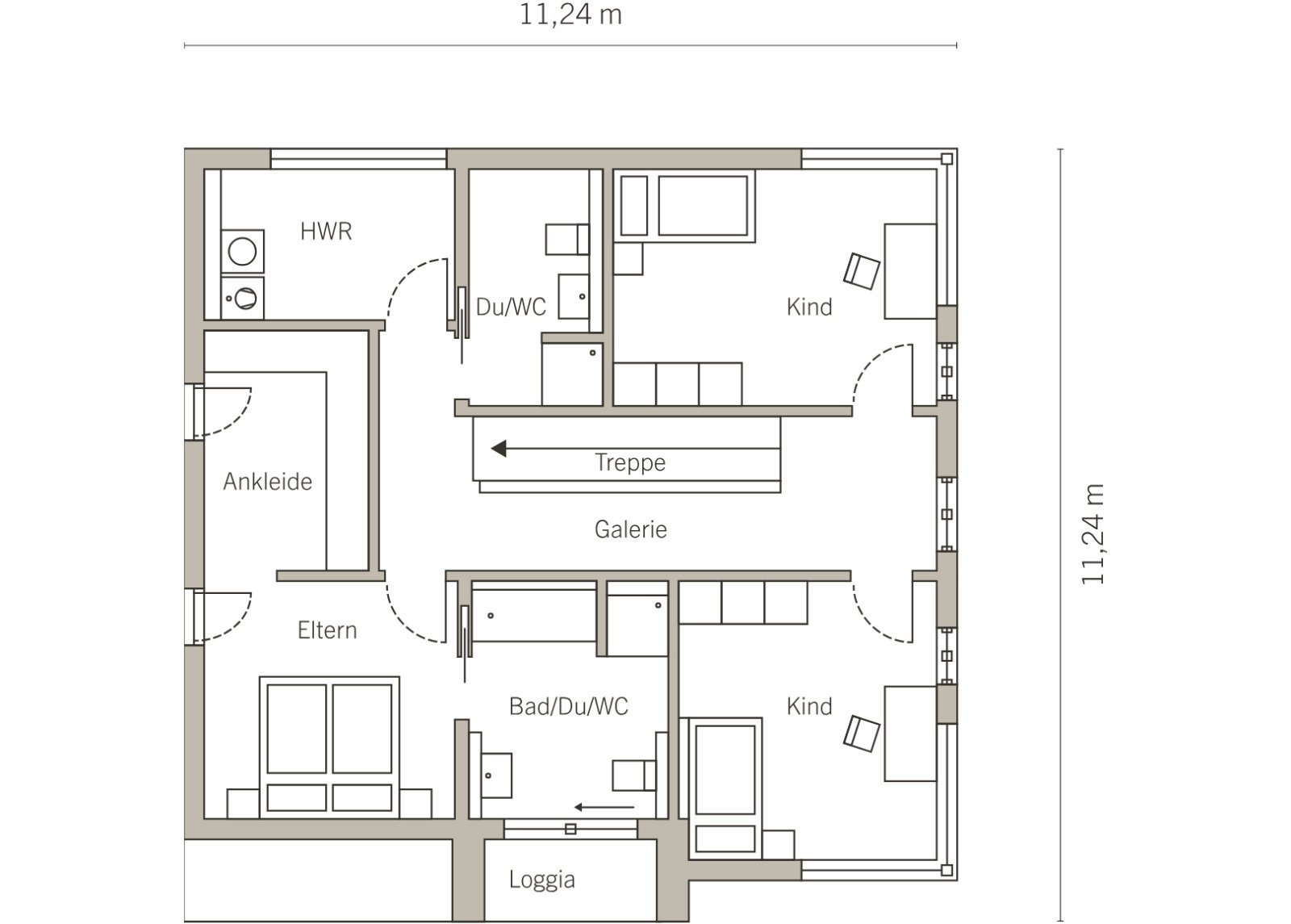 Grundriss Dachgeschoss