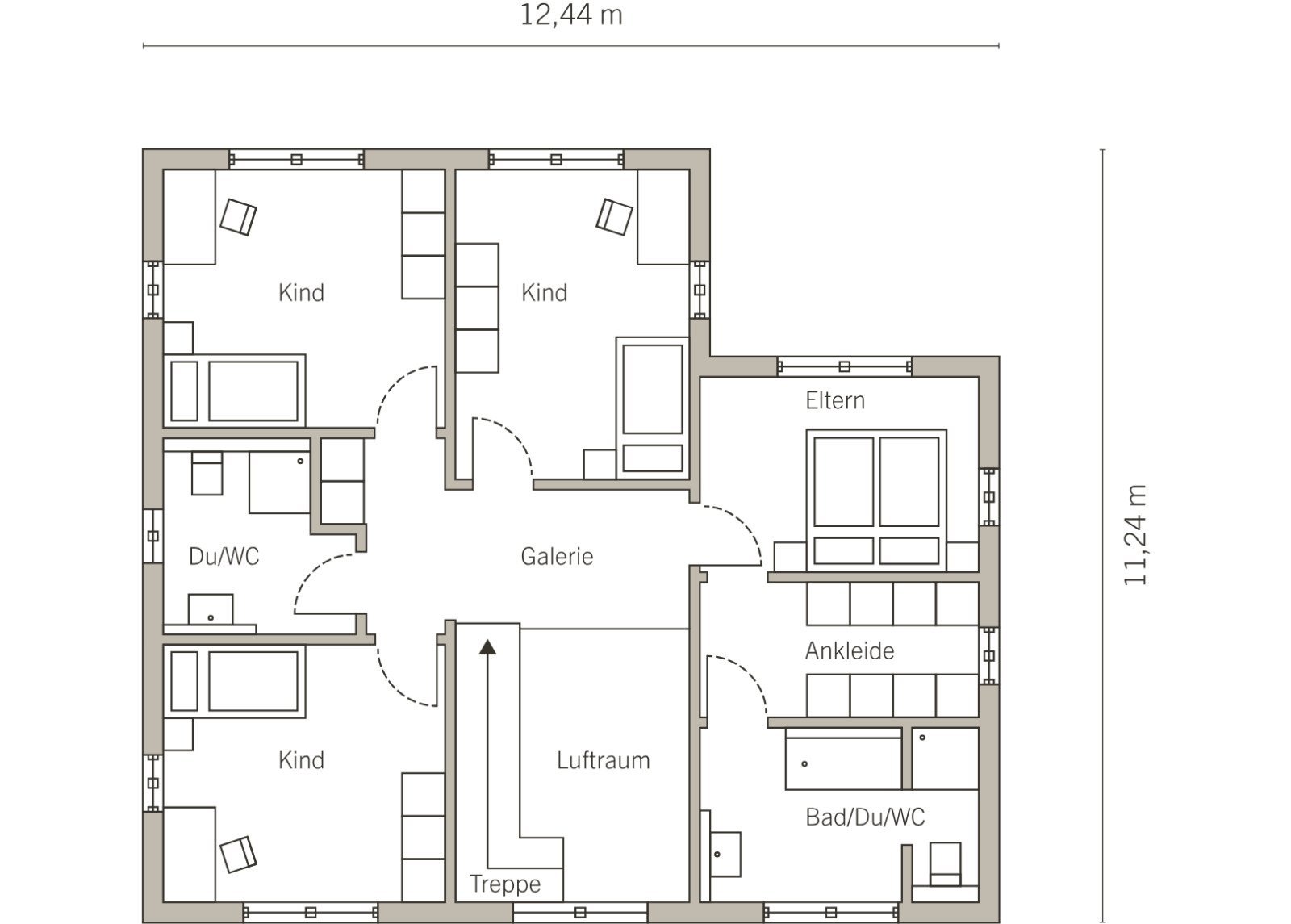 Grundriss Dachgeschoss