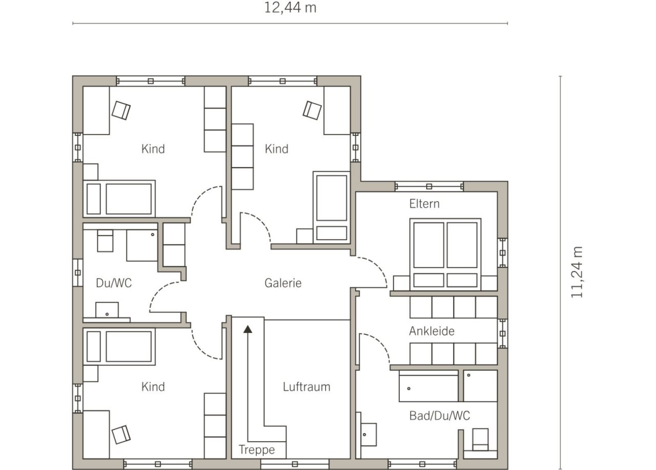 Grundriss Dachgeschoss