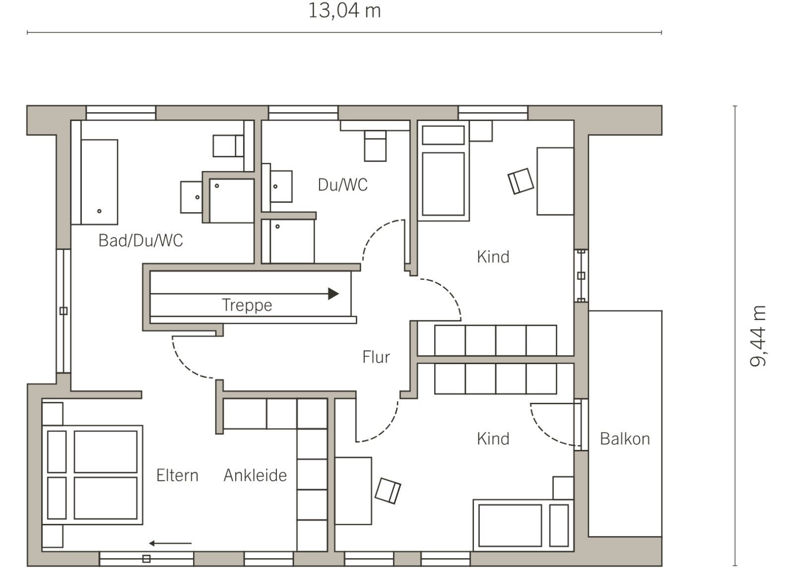 Grundriss Dachgeschoss