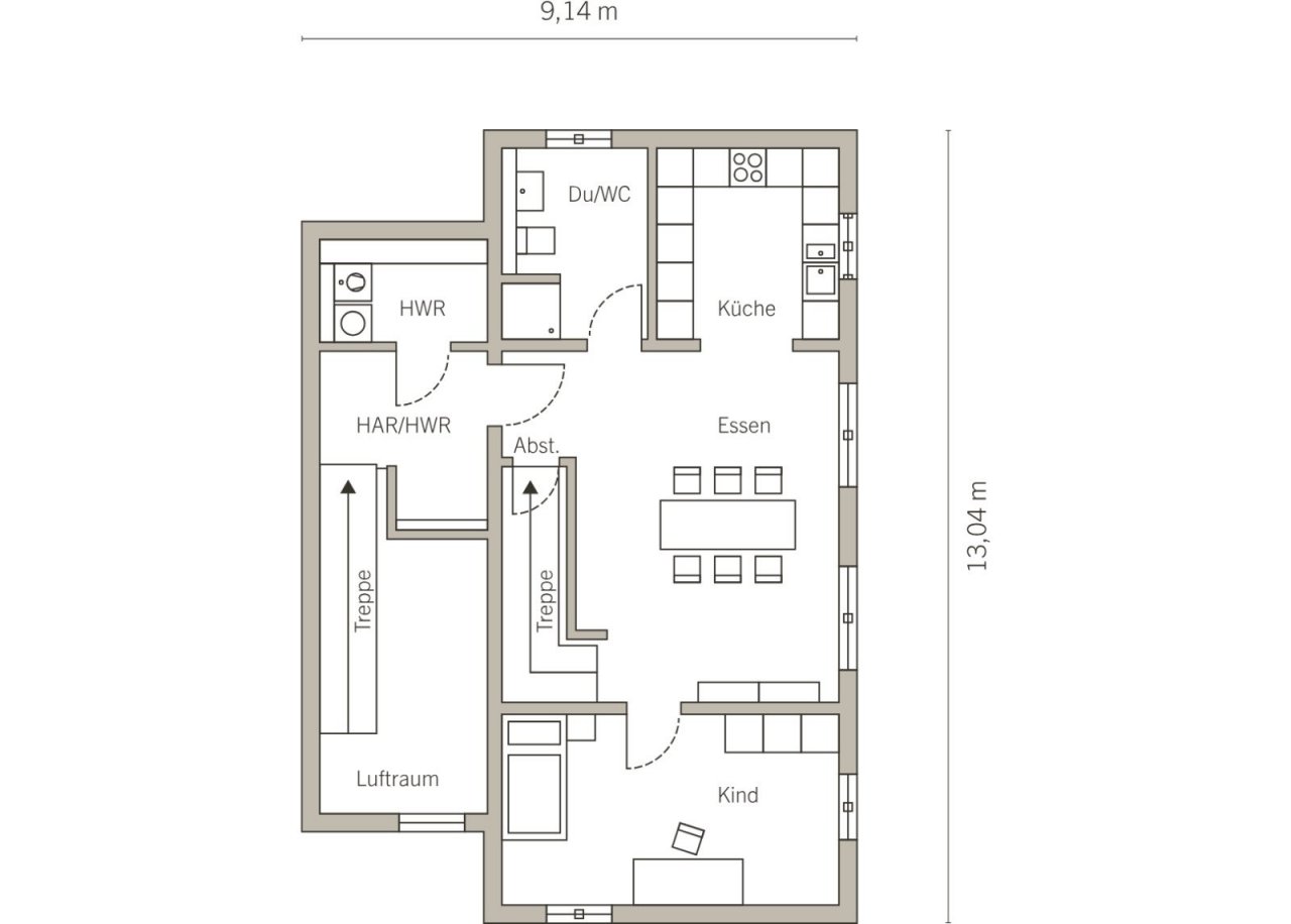 Grundriss Obergeschoss 1