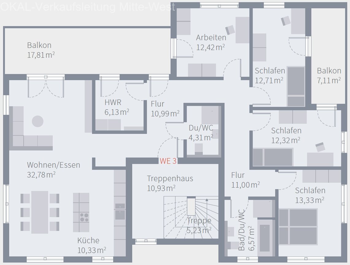 Obergeschoss (Penthouse)
